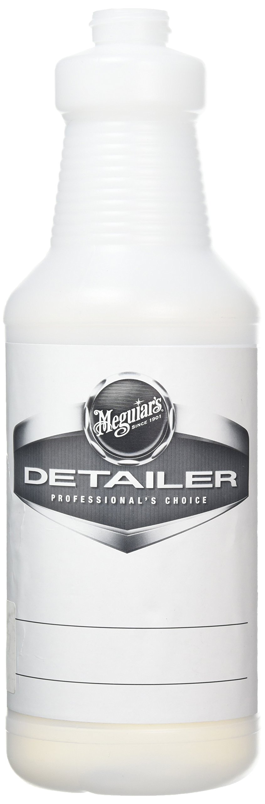 Meguiar's D201000 Generic Spray Bottle - 32oz Refillable & Adjustable Nozzle for Car Detailing, Cleaning & Gardening