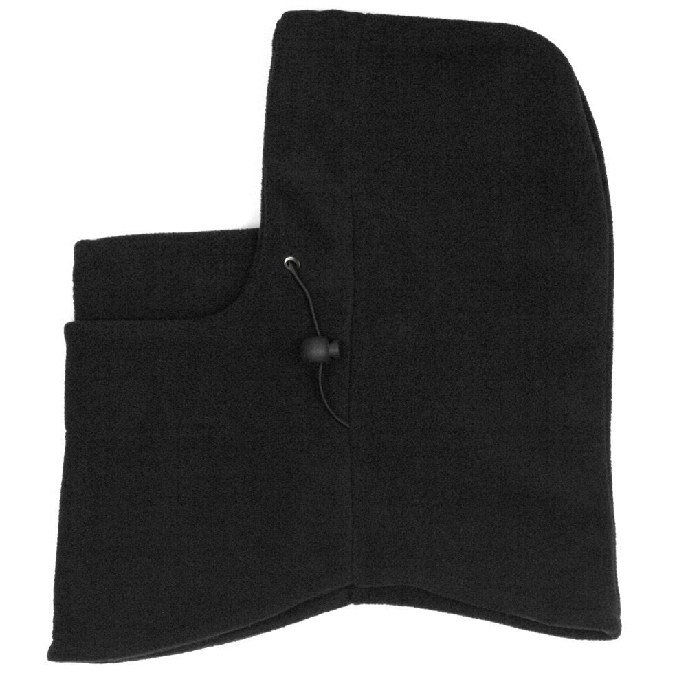 Kids Fleece Balaclava - Black, One Size Fits Most - Warm Winter Face Mask for Outdoor Activities, Skiing, Snowboarding & Cold Weather Protection