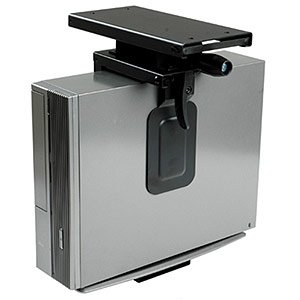 Mini CPU Holder Under Desk Mount - Slide & Rotating Computer Tower Stand for Optimal Space Saving - Perfect for Home Office, Gaming Setup & Workspace Organization