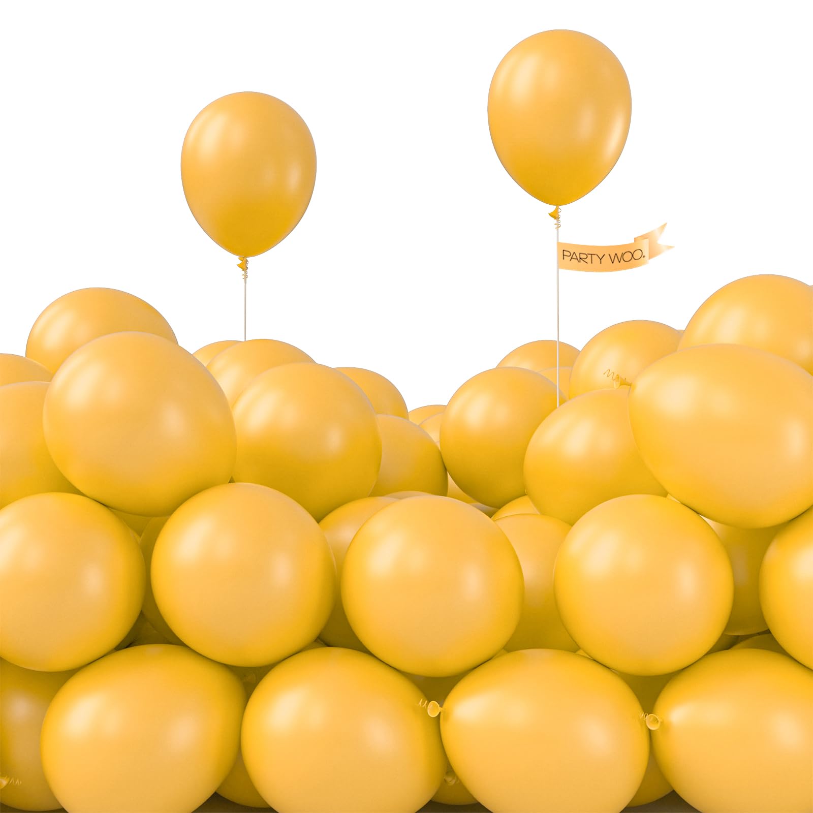 50-Pack 5 Inch Goldenrod Orange Balloons for Party Decorations - Balloon Garland, Arch, Birthday, Baby Shower - Premium Latex Balloons for Indoor/Outdoor Events (Orange-Y10)