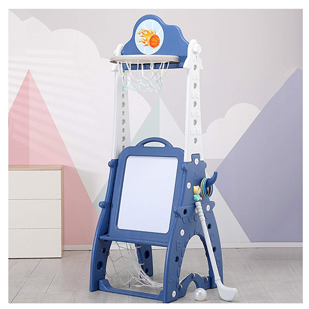 **ZJMK Adjustable Portable Basketball Hoop Stand for Kids & Adults - 45