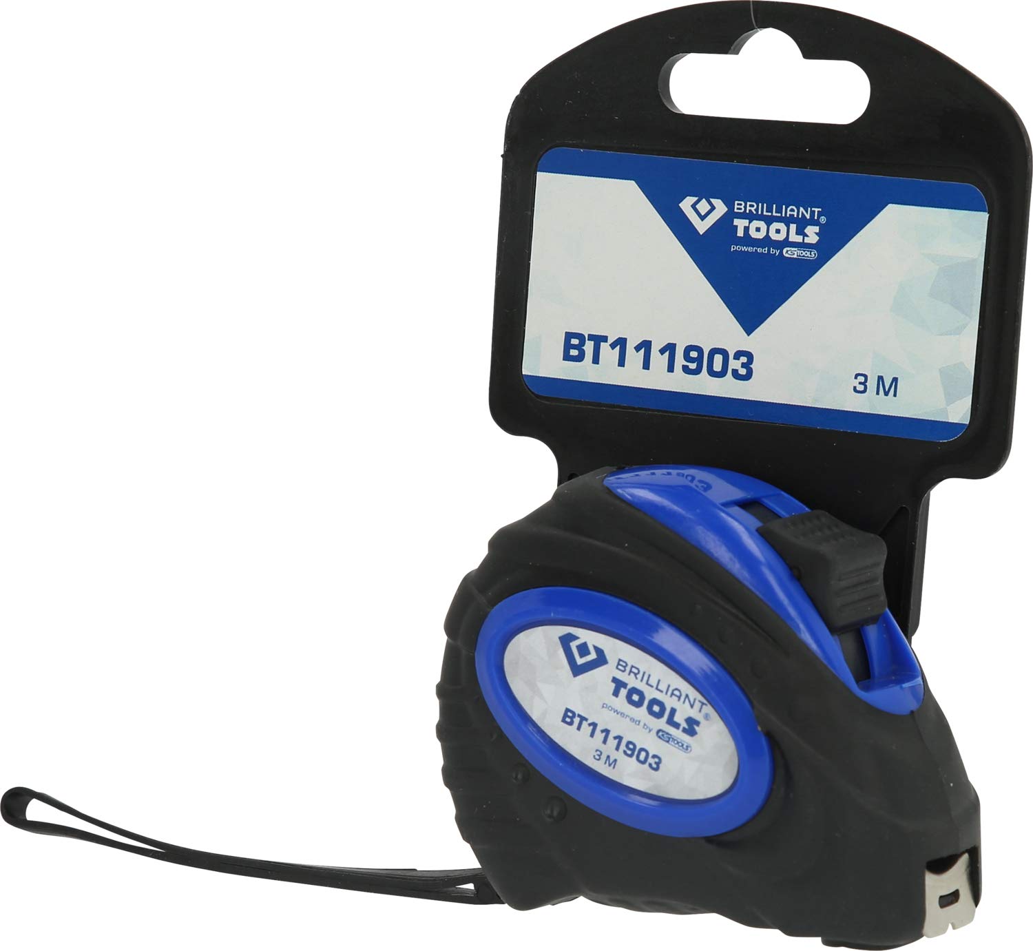 Brilliant Tools BT111903 3m Tape Measure - for DIY & Construction