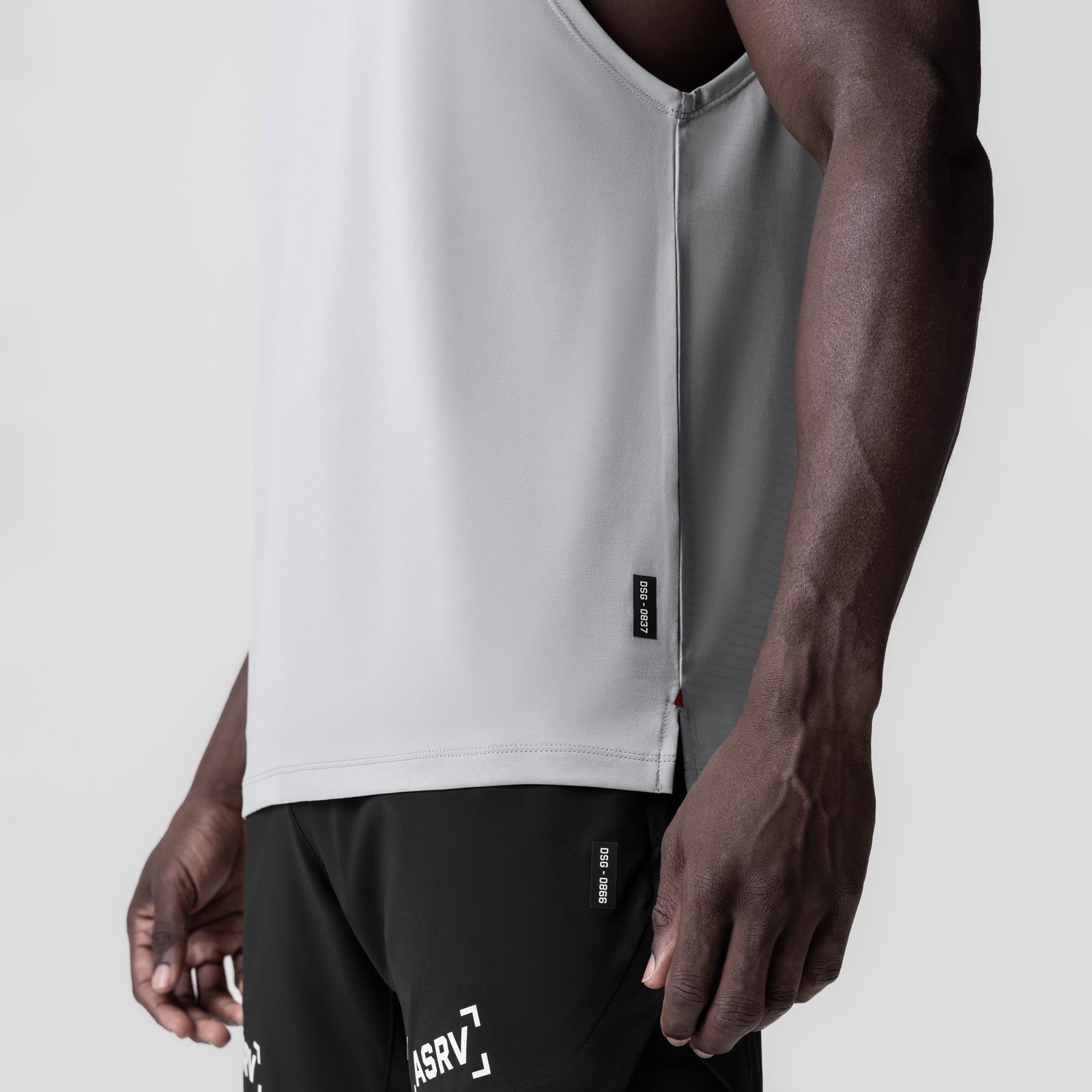 3D Lite® 2.0 Lycra® Muscle Tank Top for Men - Breathable Workout Shirt, Gym & Running Apparel - Slate Grey (RP) | Perfect for Weightlifting, CrossFit & Athletic Training
