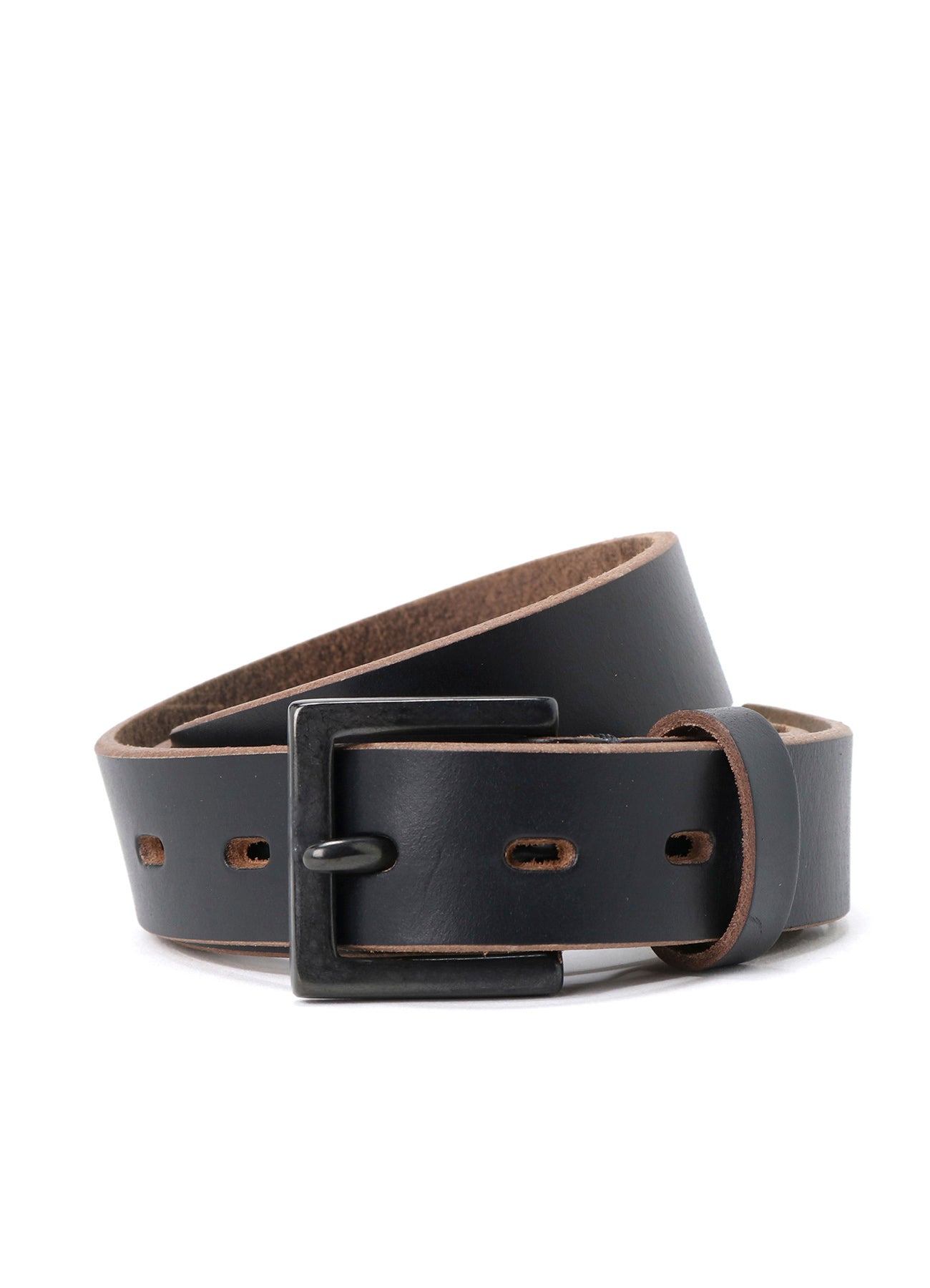 Premium Chromexcel Leather Belt - Plain Black - Durable & Stylish for Men & Women | Perfect for Casual, Business & Formal Wear