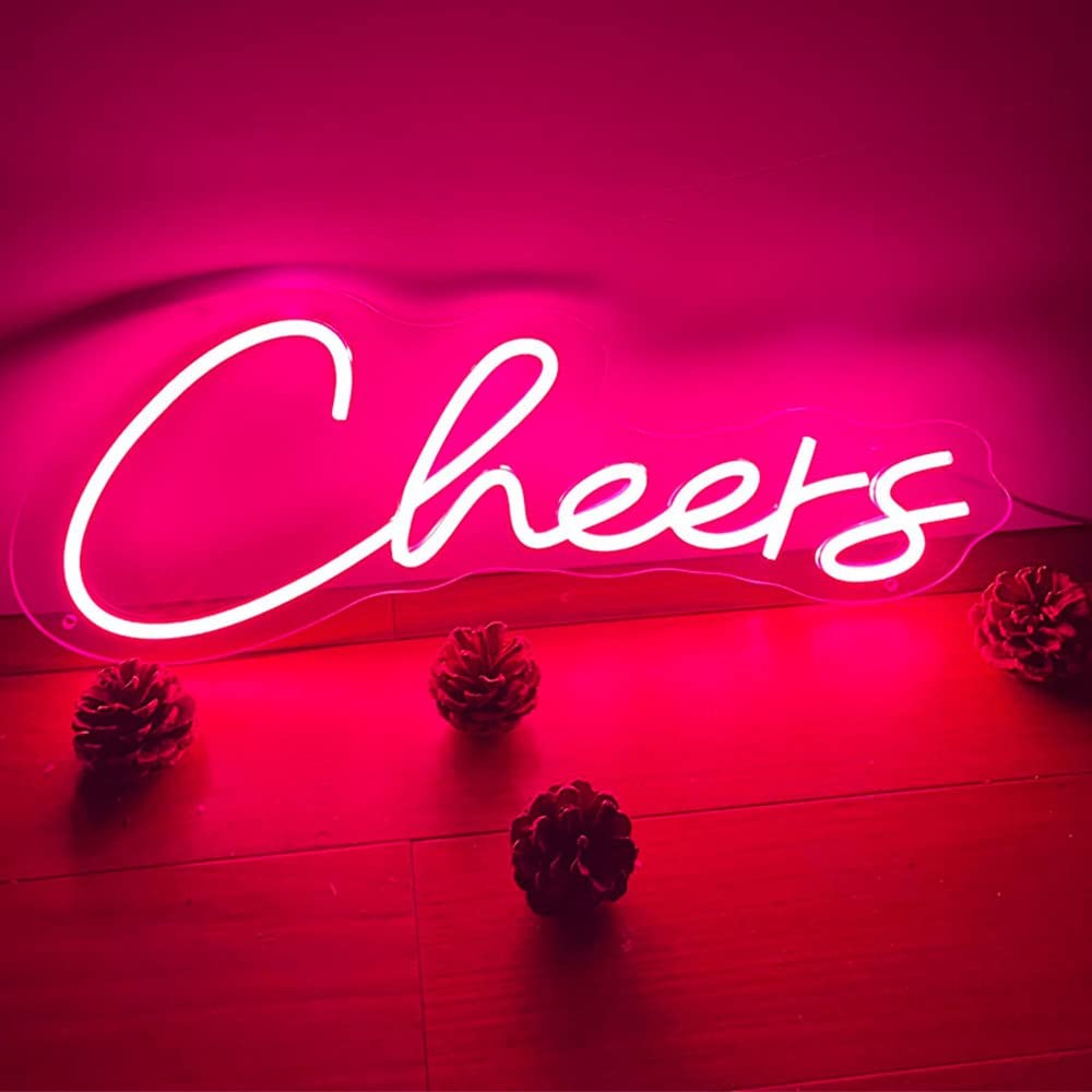 Custom LED Neon Sign - Personalized Pink 20IN Wall Decor for Birthday, Wedding, Christmas | Party, Bedroom, Bar, Home & Business Lighting | Unique Gift Idea for Special Occasions