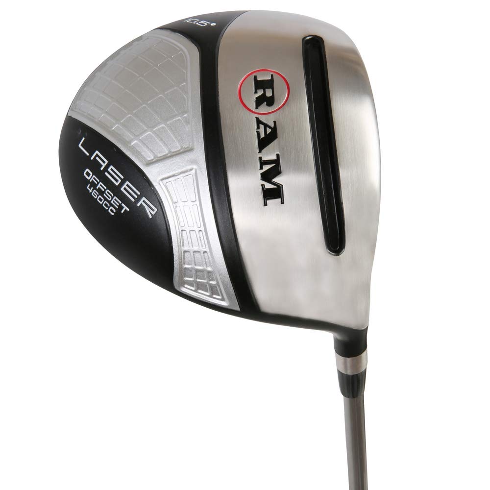 Ram Golf Laser Anti-Slice Offset 460cc Oversize Driver for Men, Right Hand – Perfect for Improving Accuracy and Distance on the Course