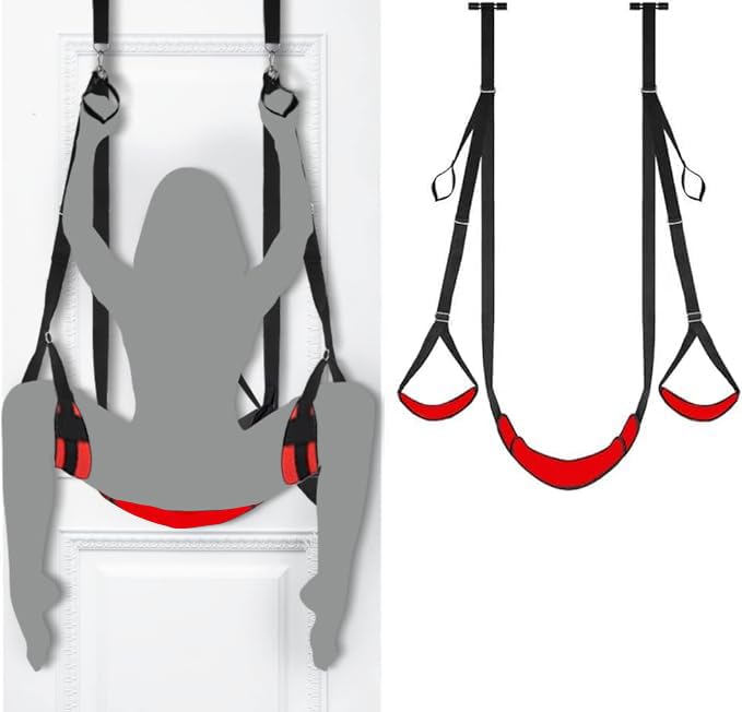 Heavy Duty Over The Door Sex Swing for Couples - Supports Up to 300LBS - Adult Hanging Sling for Bedroom - Perfect for Spicing Up Your Intimate Moments & Couples Play - Durable Sex Furniture for Enhanced Pleasure