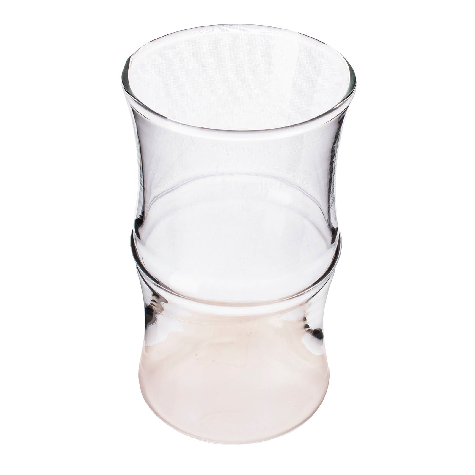 BarConic® 14oz Bamboo-Shaped Glass - Set of 4, 6 or 12 - Elegant Drinking Glasses for Cocktails, Juice & Iced Coffee - Perfect for Home Bars, Restaurants & Gifts