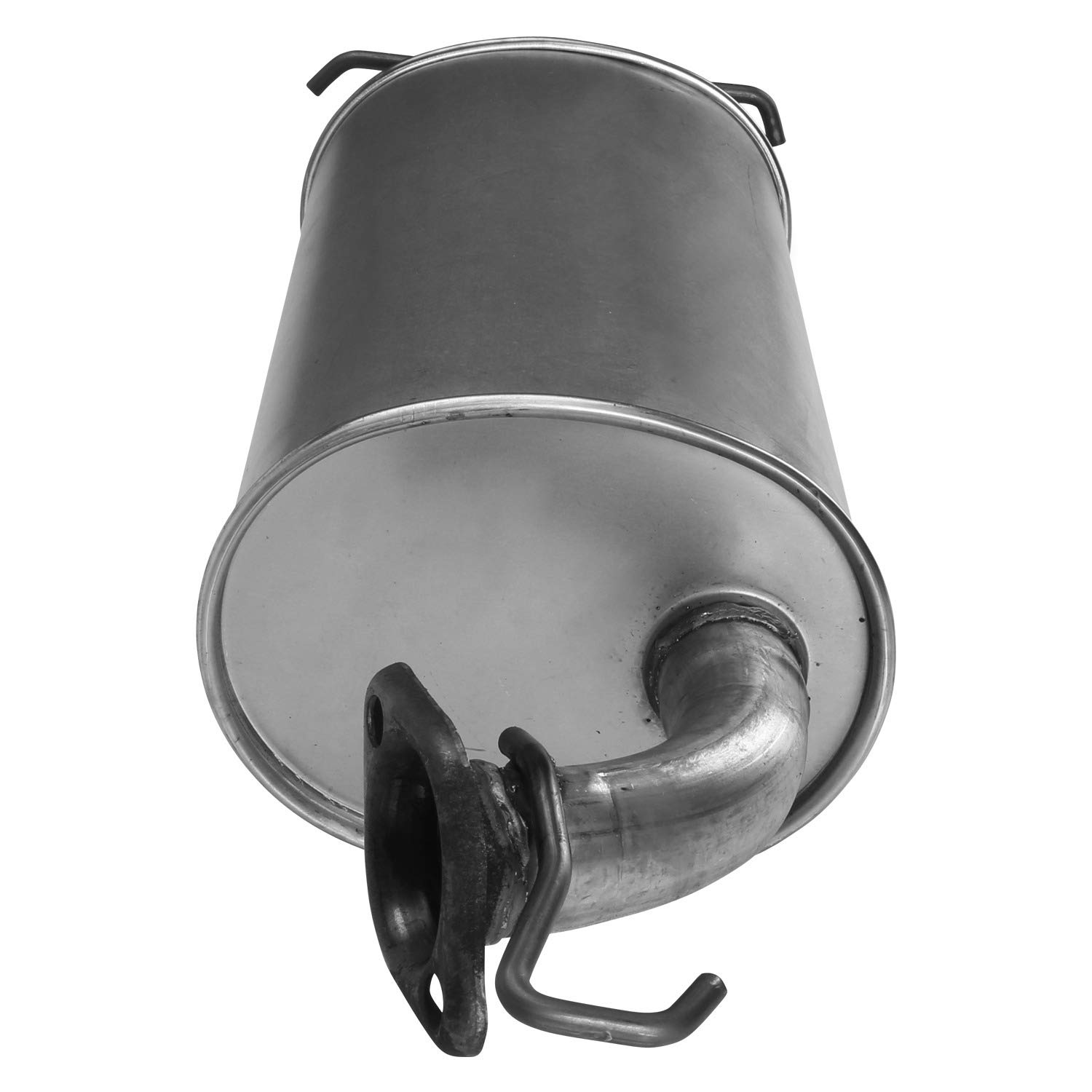 AP Exhaust Products 2161 Performance Muffler - Universal Fit for Cars, Trucks & SUVs - Enhances Engine Sound & Reduces Noise - Perfect for Street Legal Upgrades & Performance Exhaust Systems