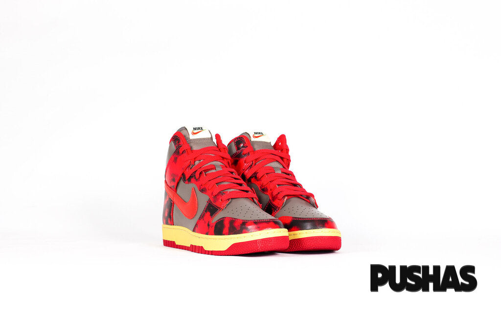 Nike Dunk High 1985 'Red Acid Wash' Retro Sneakers - Vintage Basketball Shoes for Men & Women - Perfect for Streetwear, Skateboarding & Casual Outfits