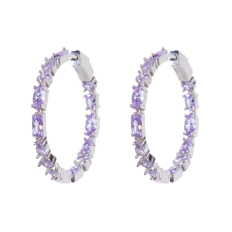 Kennedy Hoop Earrings - 14K Gold Plated Dangle Hoops for Women | Trendy & Elegant Jewelry for Everyday Wear, Parties & Special Occasions