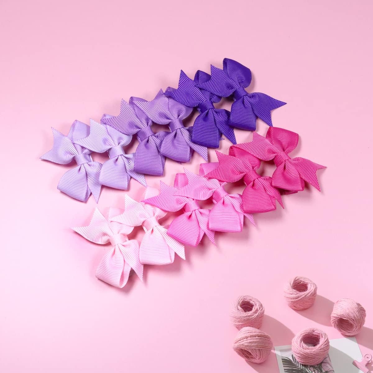 ALinmo 80PCS Tiny Alligator Hair Clips for Girls - Cute Fully Lined Bow Clips for Infants & Toddlers | Perfect for School, Parties, and Everyday Hair Styling