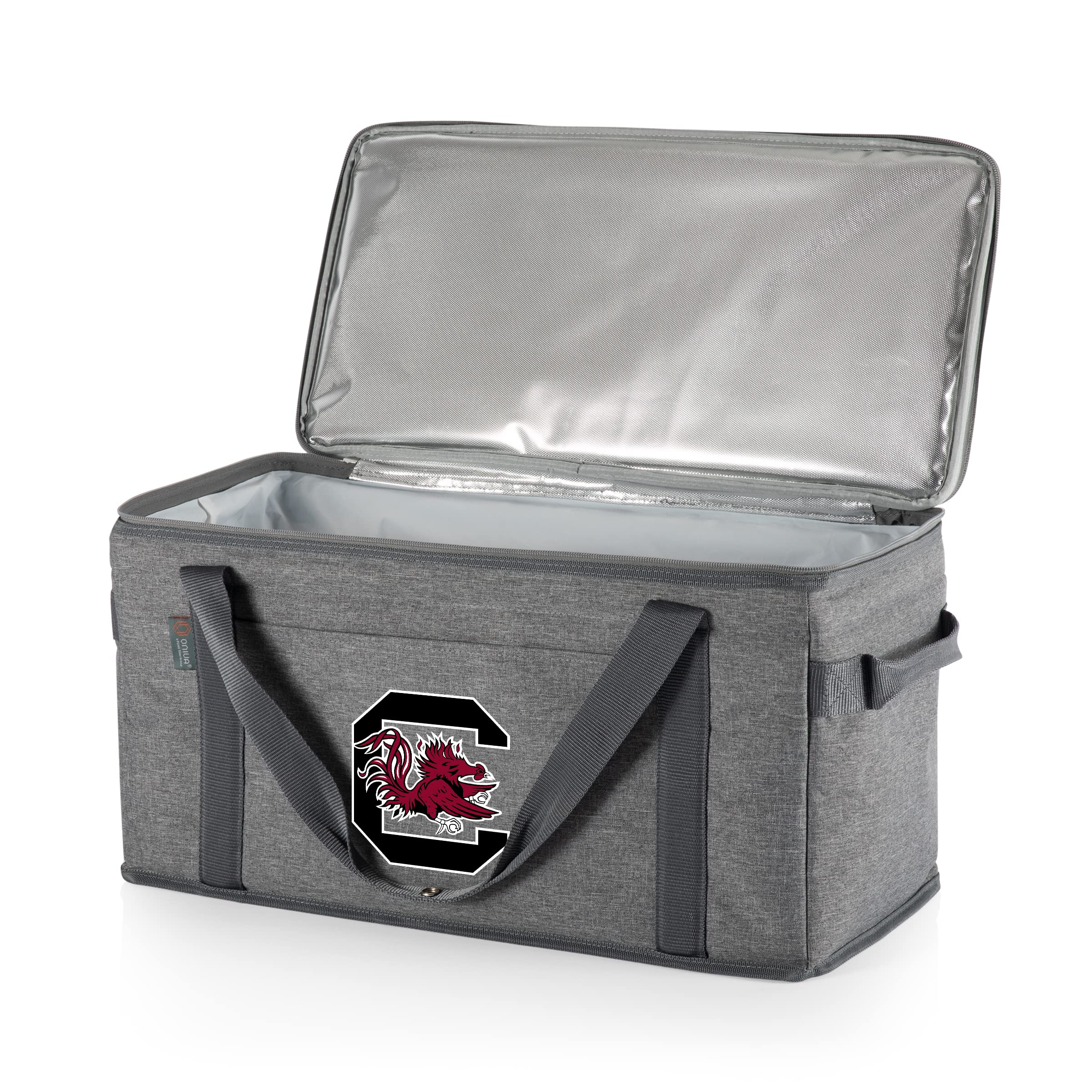 PICNIC TIME NCAA Unisex-Adult 64 Can Collapsible Cooler - Portable Insulated Picnic Basket for Outdoor Parties, Tailgating, Camping & Beach Trips