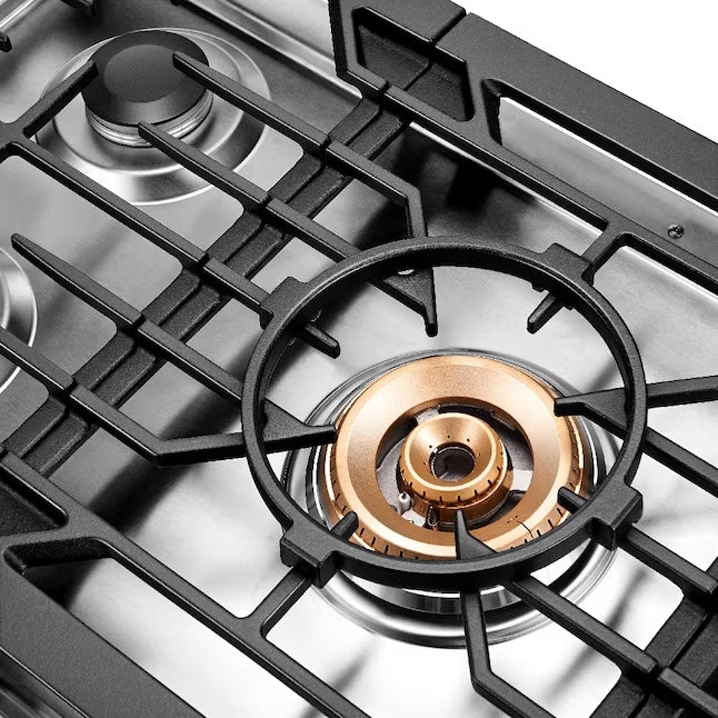 Fotile GLS36502 36-Inch Stainless Steel Gas Cooktop with 5 Burners - Tri Ring Series for Professional Cooking | Perfect for Home Kitchens & Gourmet Chefs