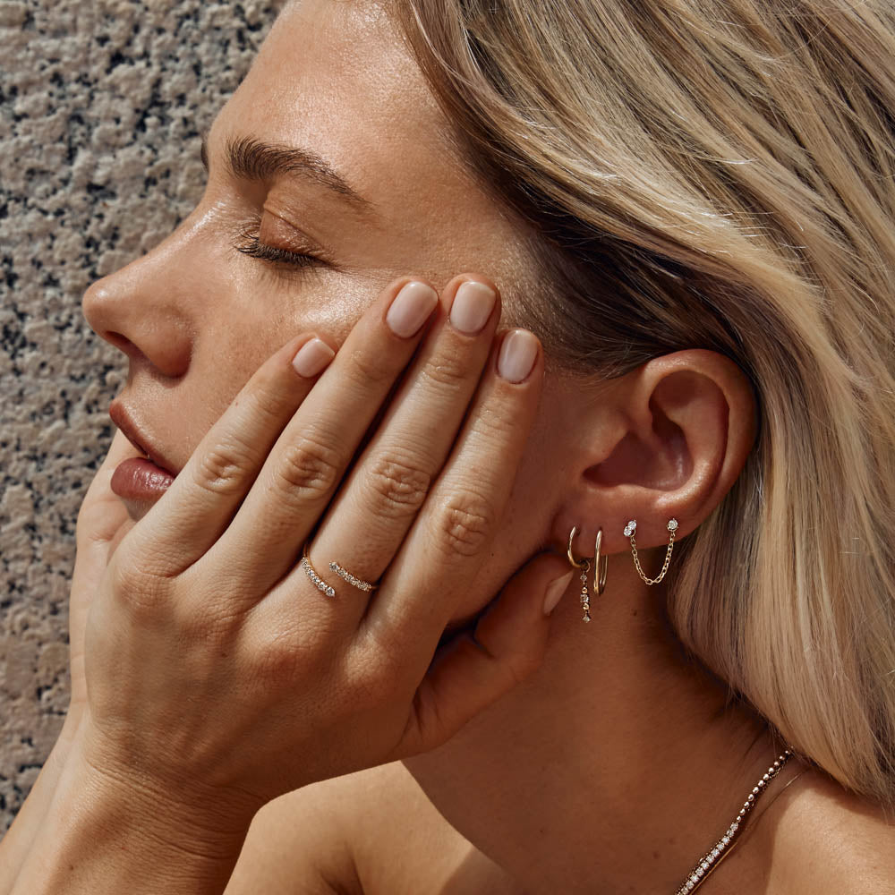 10k Gold Oval Paperclip Hoop Earrings - Elegant Everyday Jewelry for Women, Perfect for Office, Date Night & Special Occasions