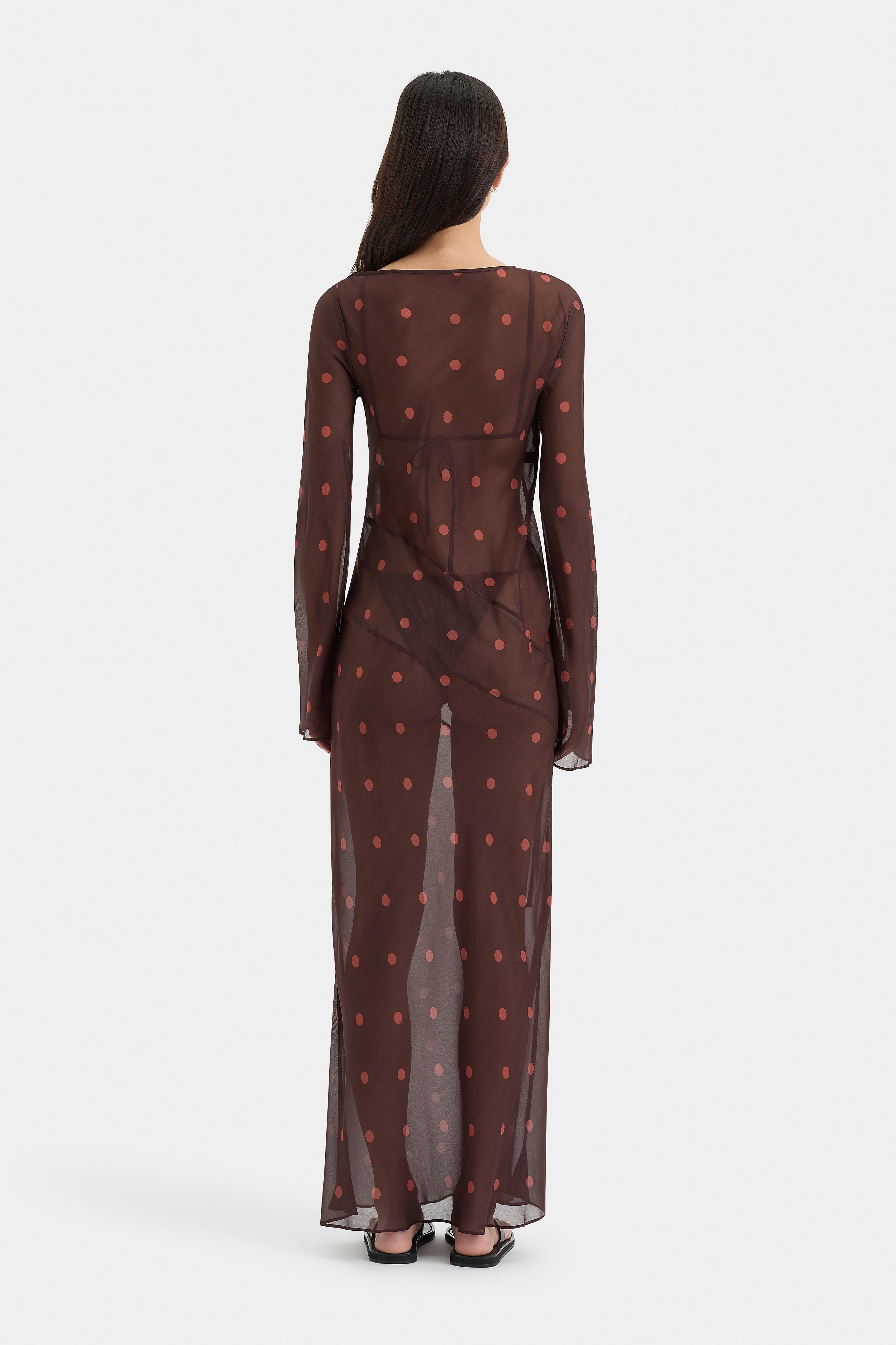 Elegant Toni Long Sleeve Dress for Women - Flowy Casual & Party Wear - Perfect for Office, Date Night and Special Occasions