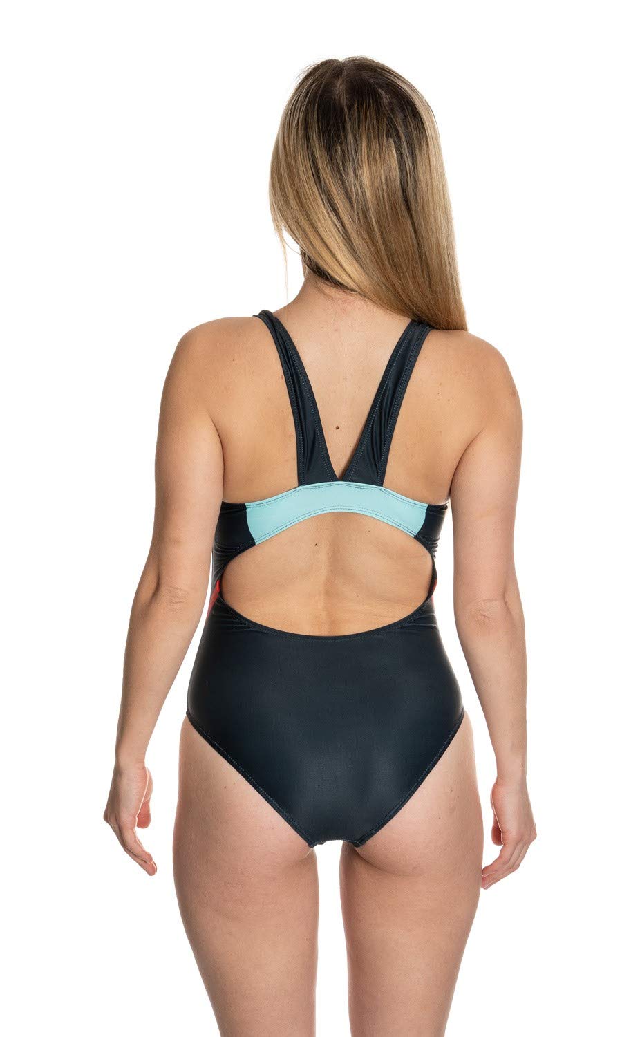 Calhoun Official NHL Sporty One Piece Swimsuit for Women - Swimwear for Pool, Beach & Water Sports | Team Fan Apparel