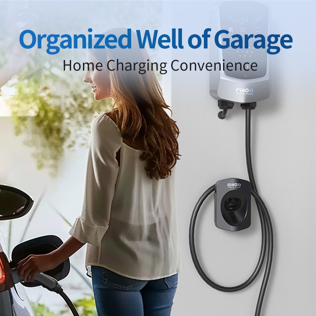 Wall Mount Cable Organizer for Tesla Chargers - All-in-One Garage Storage Solution | Perfect Gift for Tesla Owners | Home & Office Charging Station Accessory
