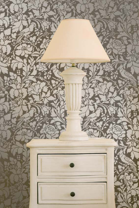 French Floral Damask Wall Stencil - Reusable DIY Painting Template for Home Decor, Bedroom, Nursery & Living Room - Perfect for Accent Walls, Furniture & Craft Projects