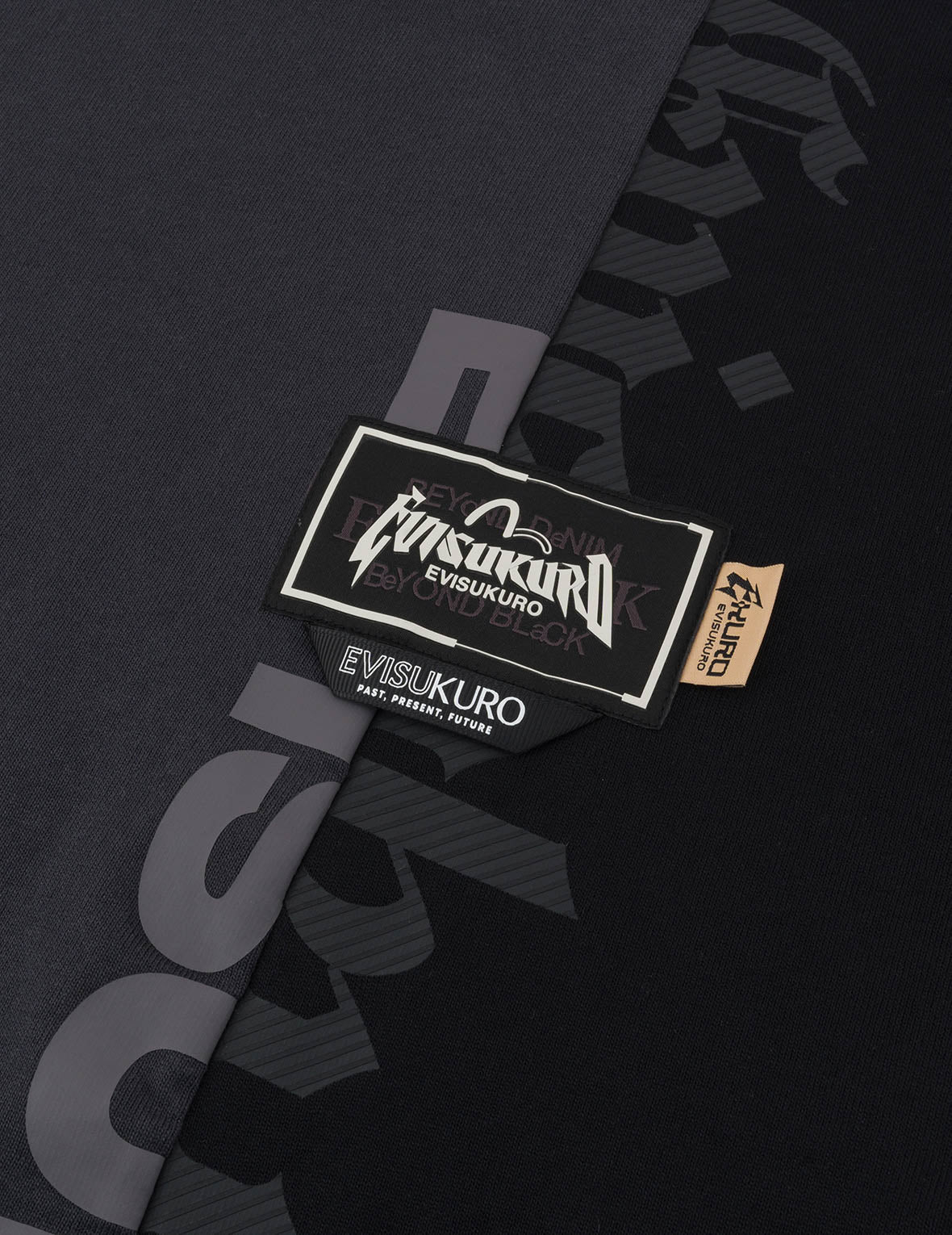 Multi-Label Panel Design Relaxed Fit T-Shirt for Men & Women - Comfortable Casual Wear for Everyday, Workout, and Lounge