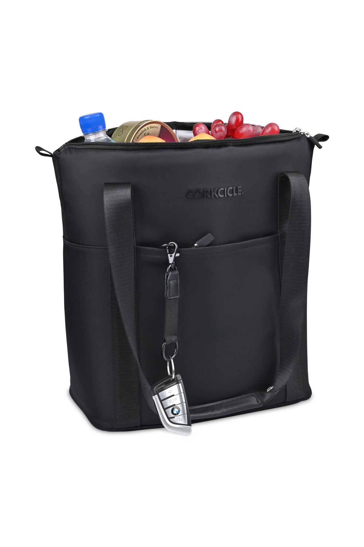 Corkcicle Series A Tote Custom Cooler - Insulated Black Cooler Bag for Beach, Picnic & Outdoor Adventures | Premium Leakproof & Durable Design
