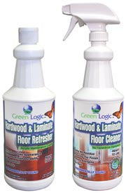 Green Logic Hardwood & Laminate Floor Cleaner - Eco-Friendly Wood Floor Cleaning Solution for Shine & Protection | Perfect for Living Rooms, Bedrooms & High-Traffic Areas