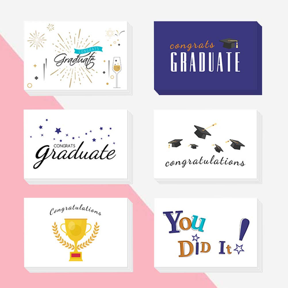 24 Pack Graduation Greeting Cards - Class of 2025 Congratulations Cards for Graduates - Perfect for Graduation Party Favors, Gifts & Celebrations