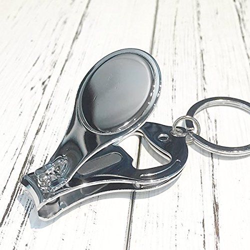 Finland National Flag Keychain - Bottle Opener & Nail Clipper Combo - European Country Souvenir Gift for Travelers, Camping, Hiking and Outdoor Adventures