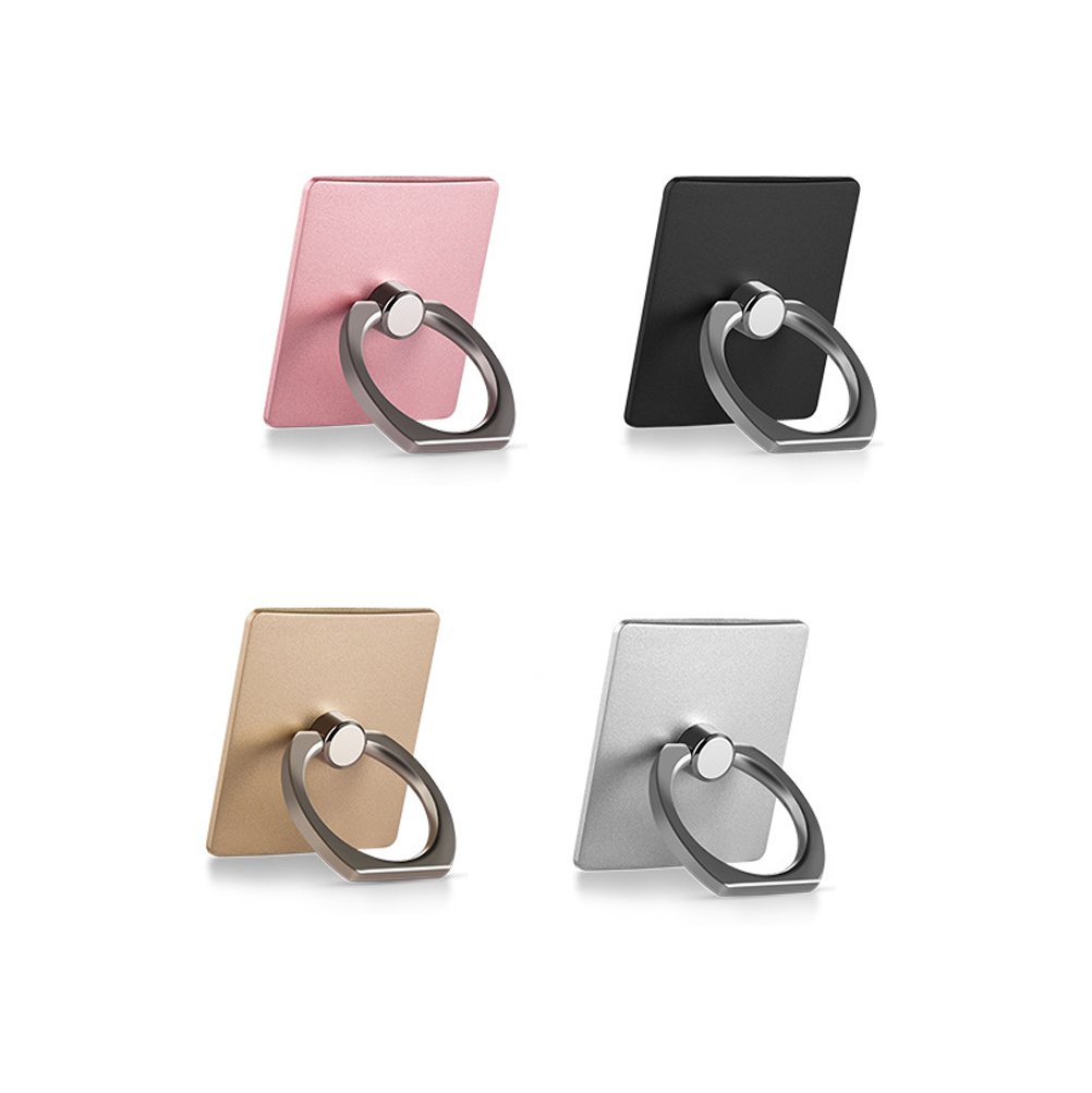 Universal Phone Holder with 360° Rotation - Flower Ring Grip & Kickstand for Car, Office, Travel