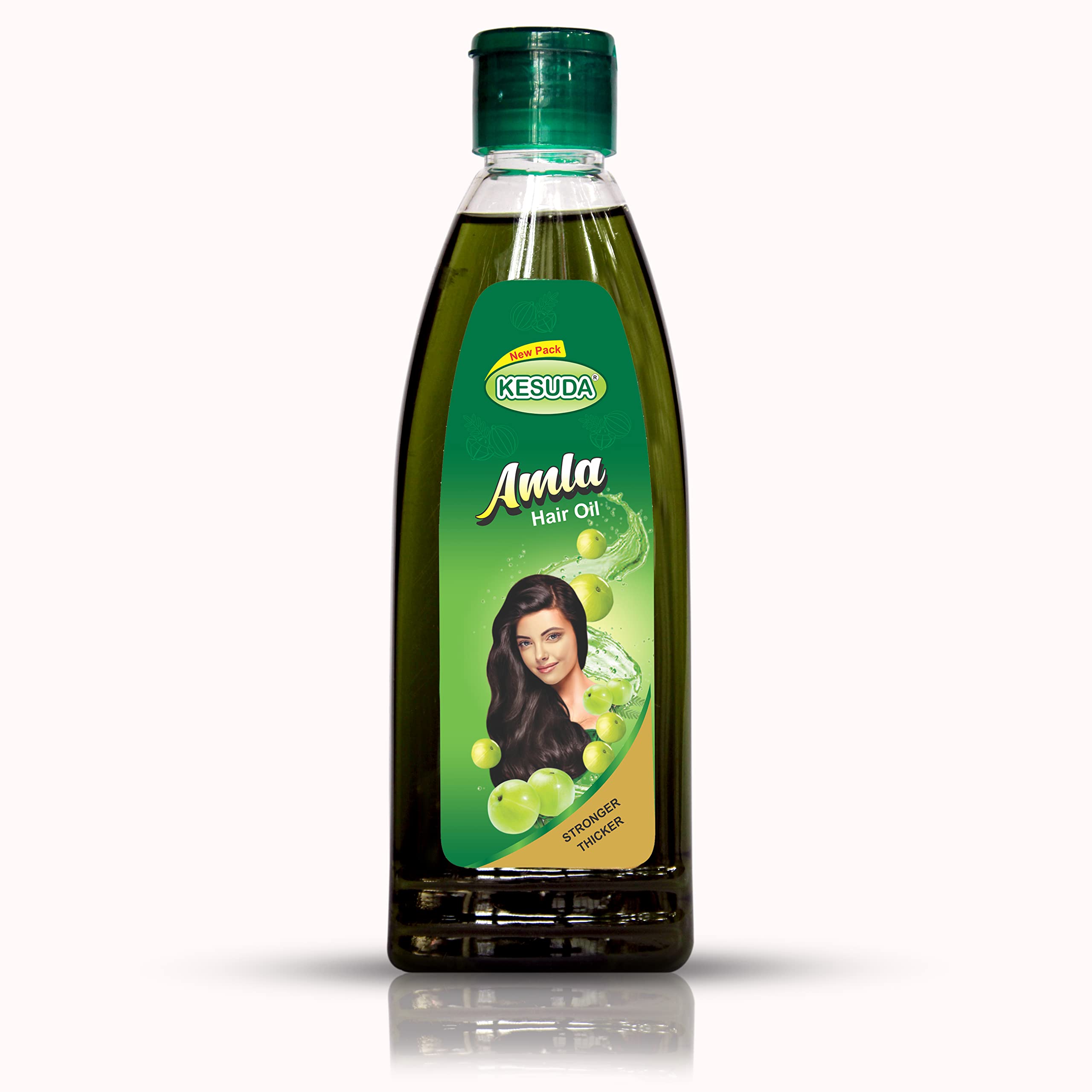 KESUDA Premium Amla Hair Oil 200ml - Natural Hair Growth Treatment for Dry, Damaged Hair - Use for Scalp Massage, Split Ends Repair & Daily Hair Care