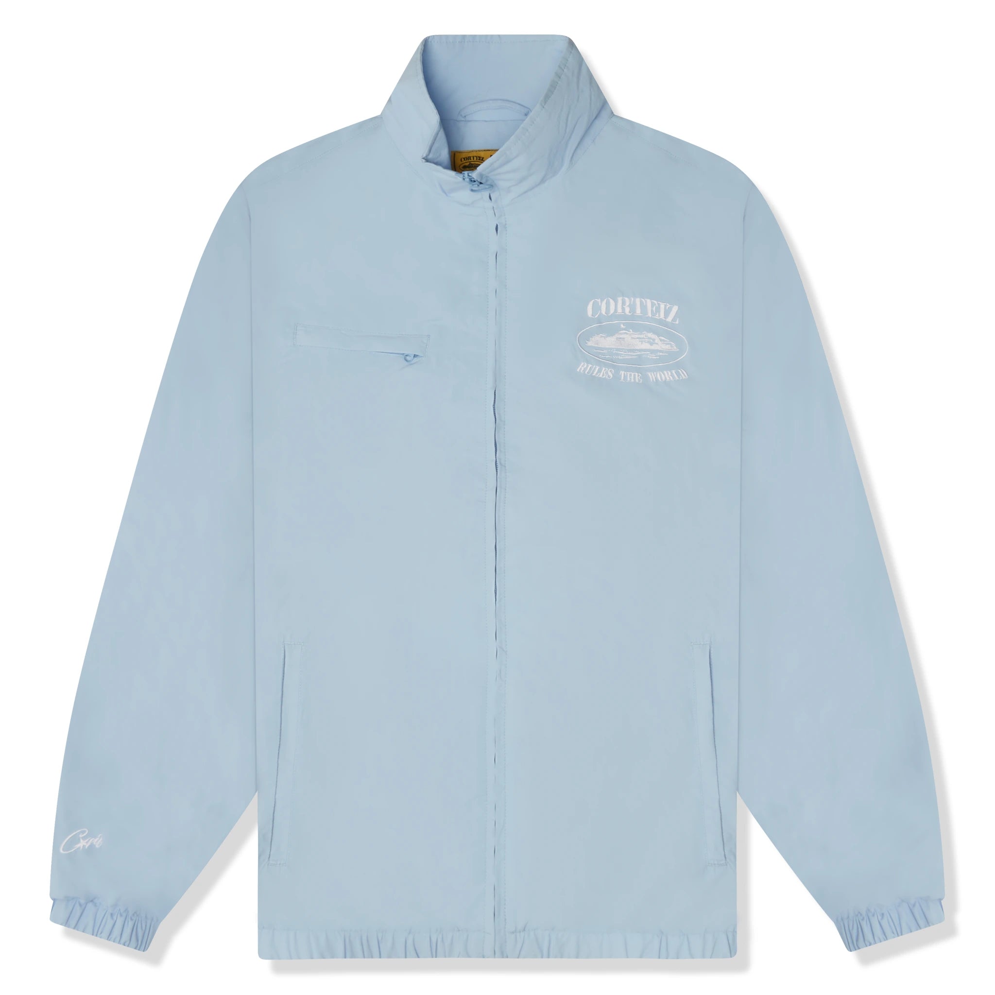 Corteiz Shukushuku Baby Blue Tracksuit for Men & Women - Soft Cotton Jogging Suit with Hoodie & Pants Set - Perfect for Gym, Running, and Casual Wear
