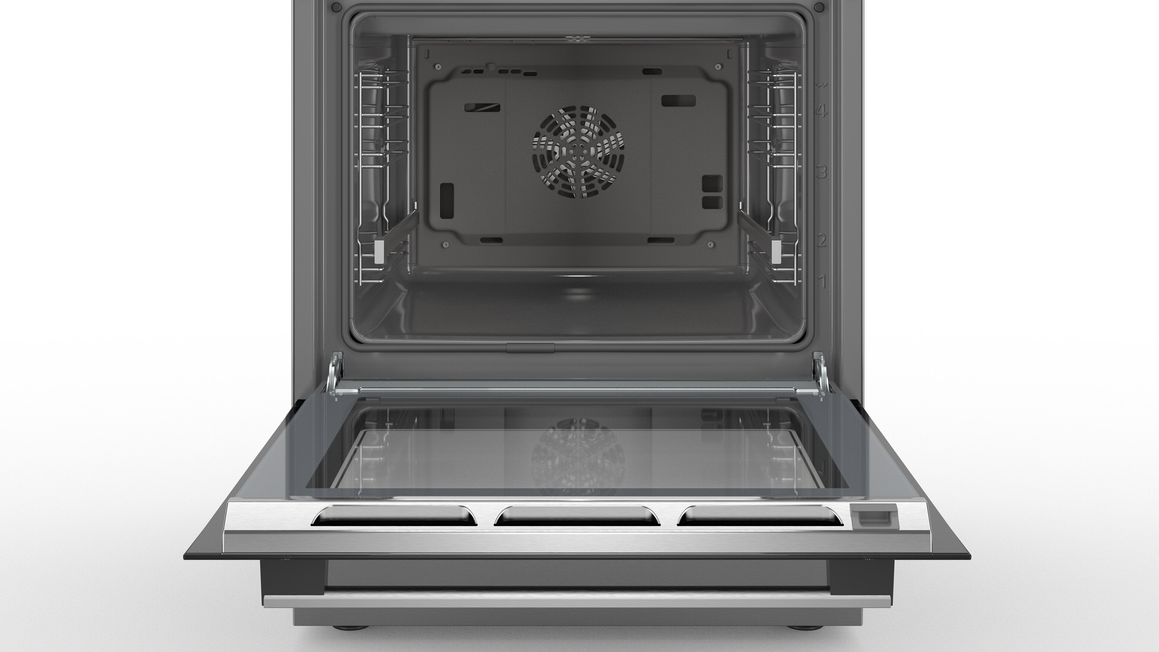 Bosch Series 6 60cm Freestanding Pyrolytic Induction Oven Stove HLS79R351A - Perfect for Modern Kitchens, Baking & Family Cooking