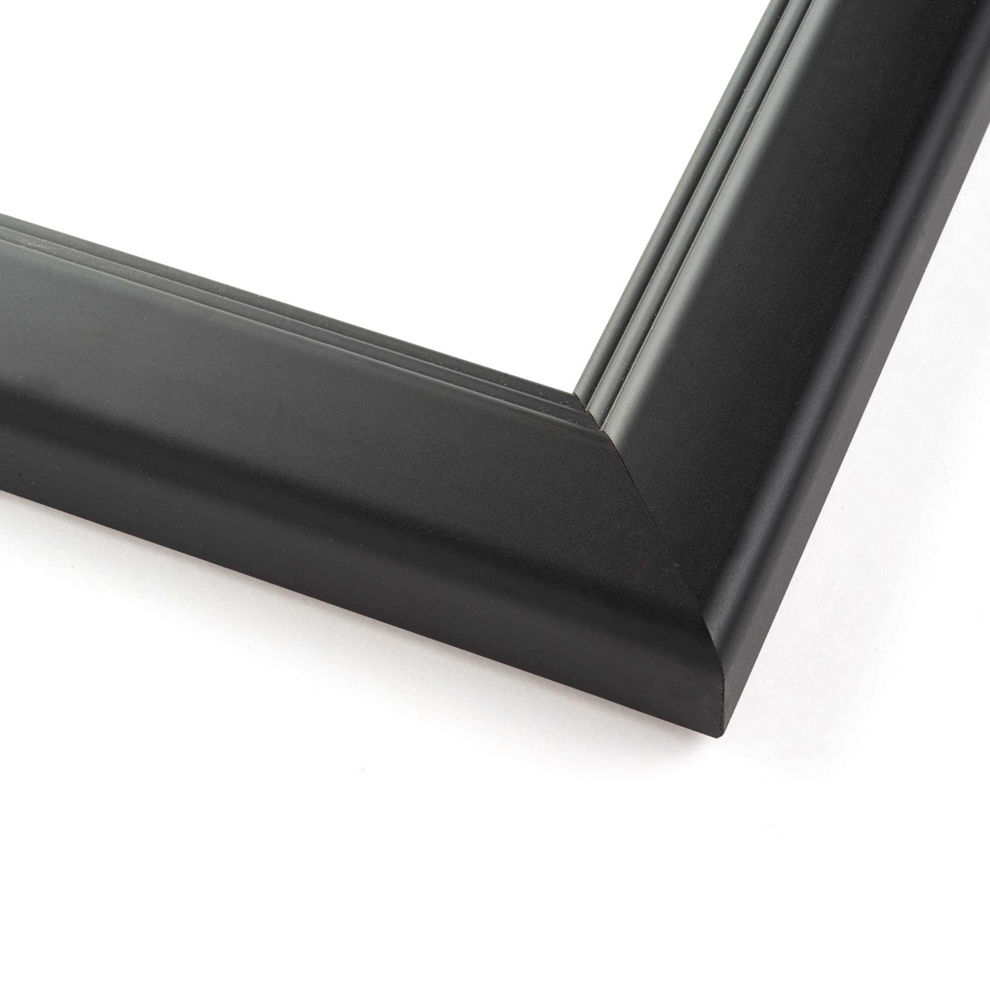 16x40 Inch Black Solid Wood Picture Frame - 1.5