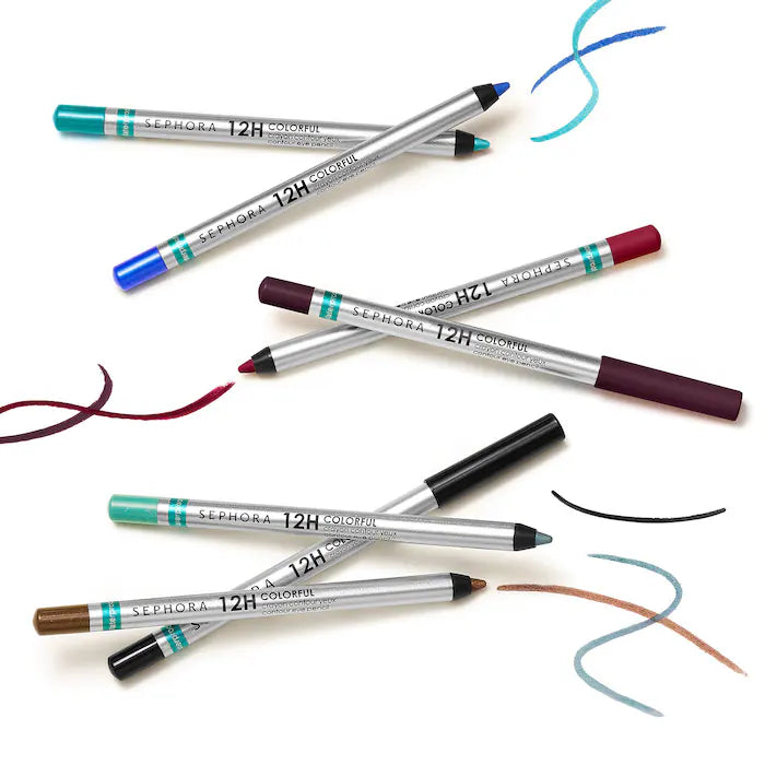12 Hour Contour™ Long-Lasting Eyeliner Pencil - Sephora Collection | Waterproof & Smudge-Proof for All-Day Wear, Perfect for Work, Parties & Special Occasions