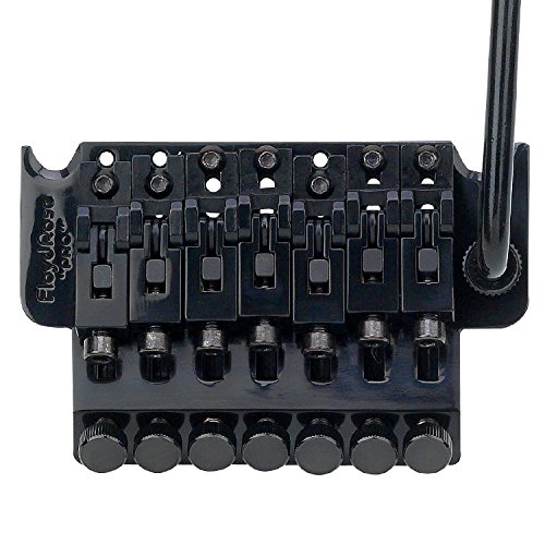 Floyd Rose 1000 Series 7-String Professional Tremolo Bridge - Black | Premium Guitar Bridge for Metal & Rock Music | Perfect for Stage Performances & Studio Recording