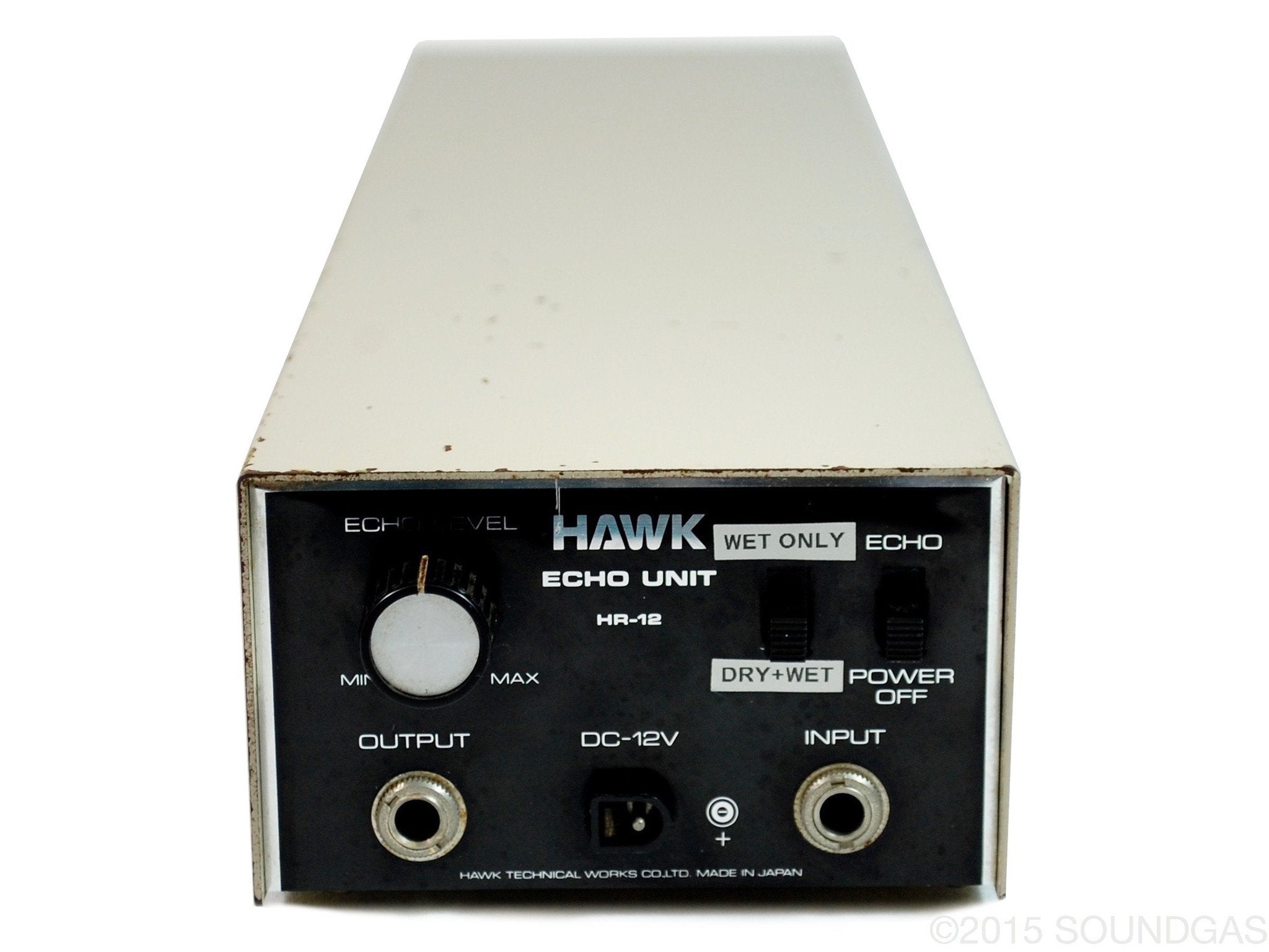 HAWK HR 12 Spring Reverb Guitar Effects Pedal - Vintage Analog Reverb for Electric Guitar, Bass & Studio Recording - Perfect for Blues, Rock & Surf Music Performances