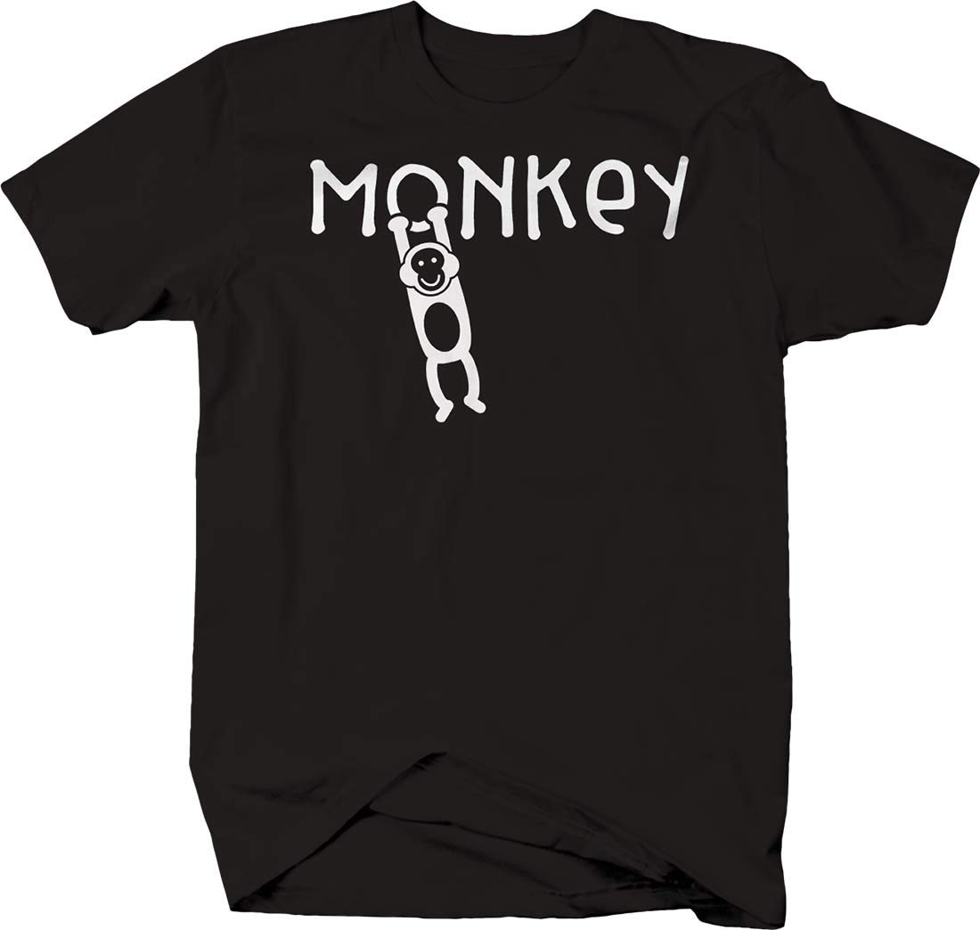 Cute Monkey Hanging Kids & Family Love T-Shirt - Perfect for Family Outings, Matching Outfits and Casual Wear