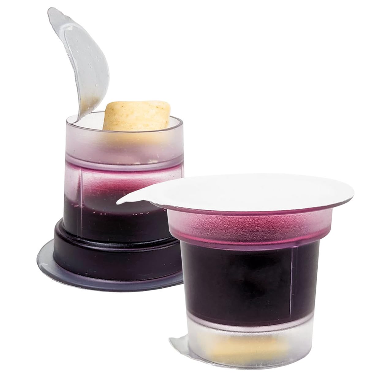 TrueVine Communion Cups & Wafers Set - 500 Prefilled Communion Cups with Fresh Unleavened Bread & Grape Juice - Individually Sealed for Easy Opening - Perfect for First Communion, Church Services & Home Worship