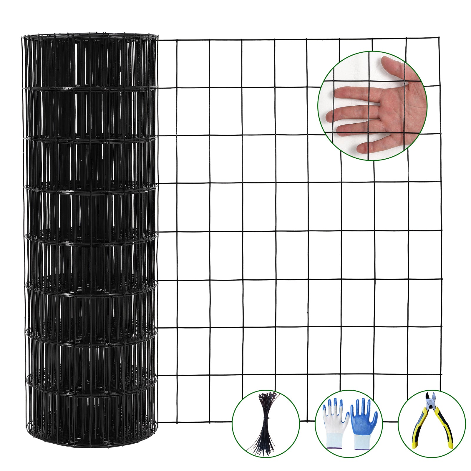 GARVEE 16 Gauge Galvanized Steel Chicken Wire Fence - 2