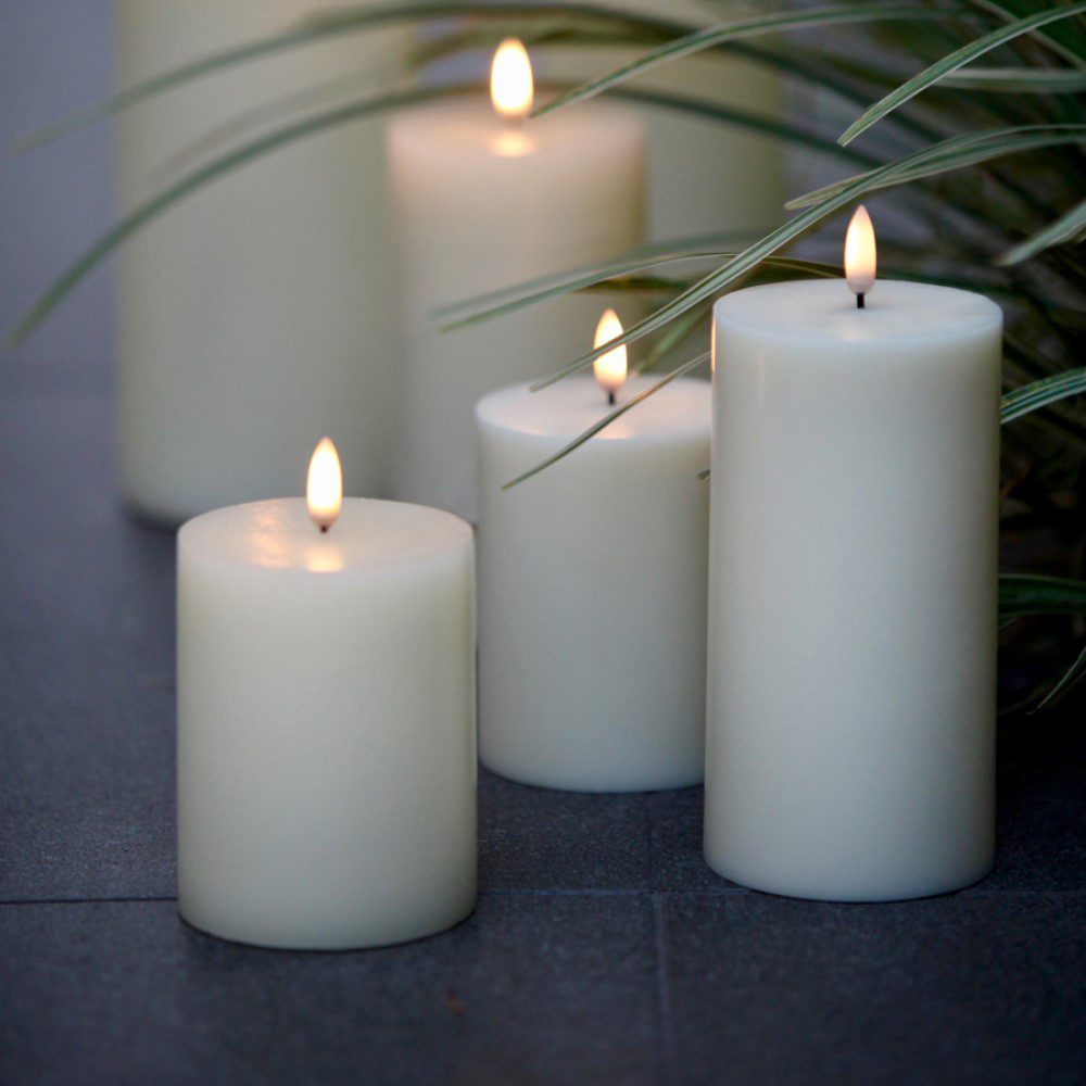 UYUNI LIGHTING Flameless LED Pillar Candle - 4