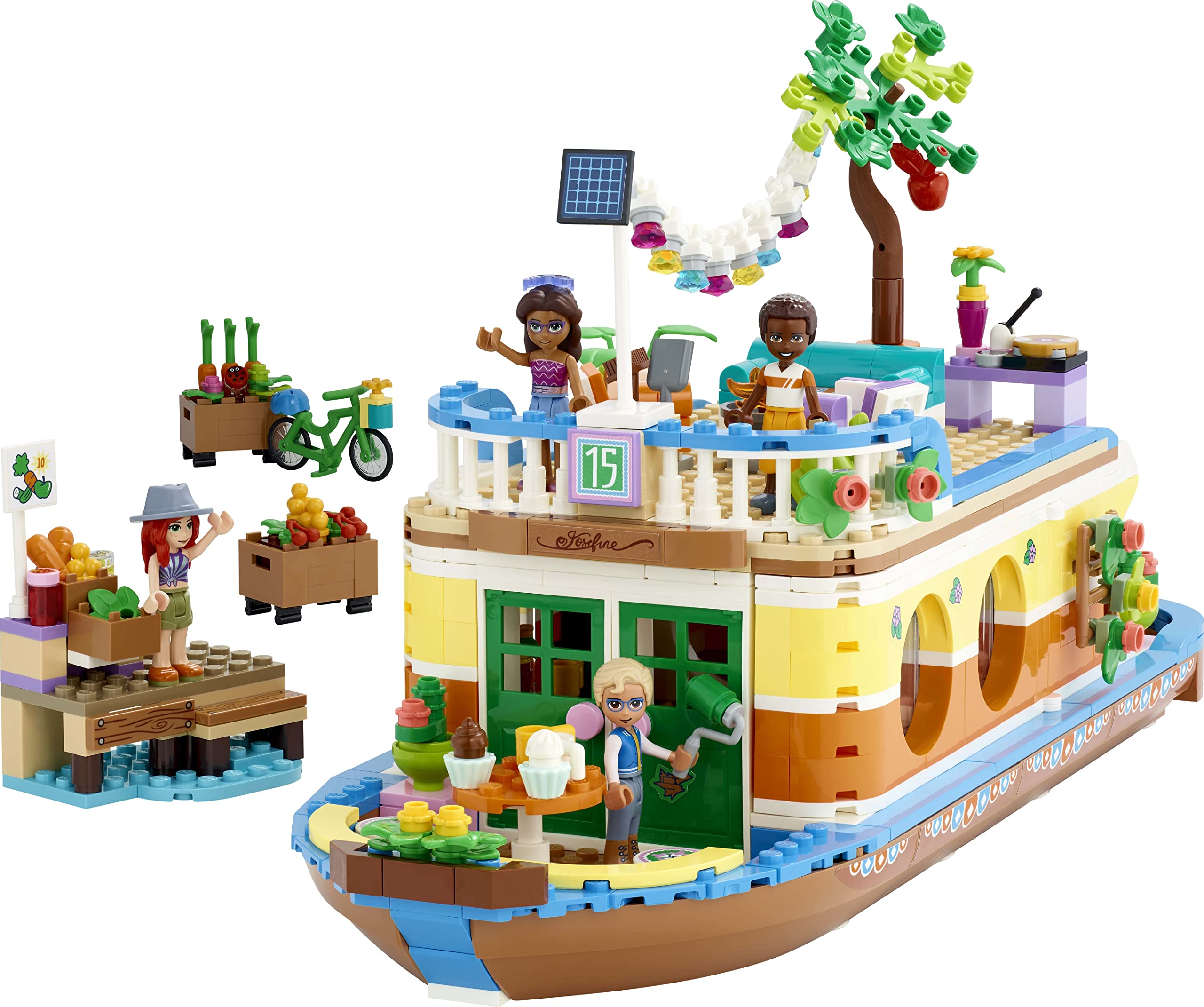 LEGO 41702 LEGO Friends Houseboat - Interactive Building Toy for Kids, Creative Play & Collectible Set - Perfect for Birthday Gifts & Indoor Activities