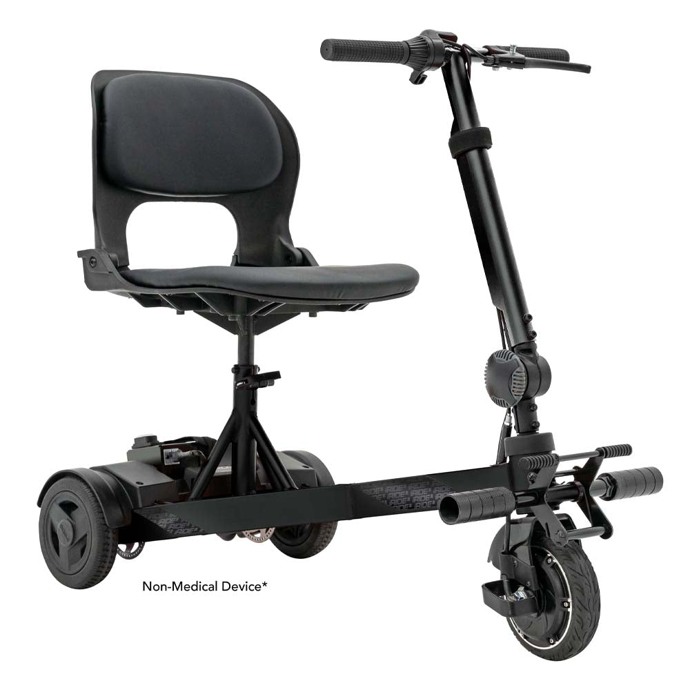 Pride Mobility iRide 2 S25 3-Wheel Folding Mobility Scooter - Lightweight Electric Scooter with Airline Approved Lithium Battery (12 Mile Range) - Perfect for Travel, Shopping & Outdoor Activities
