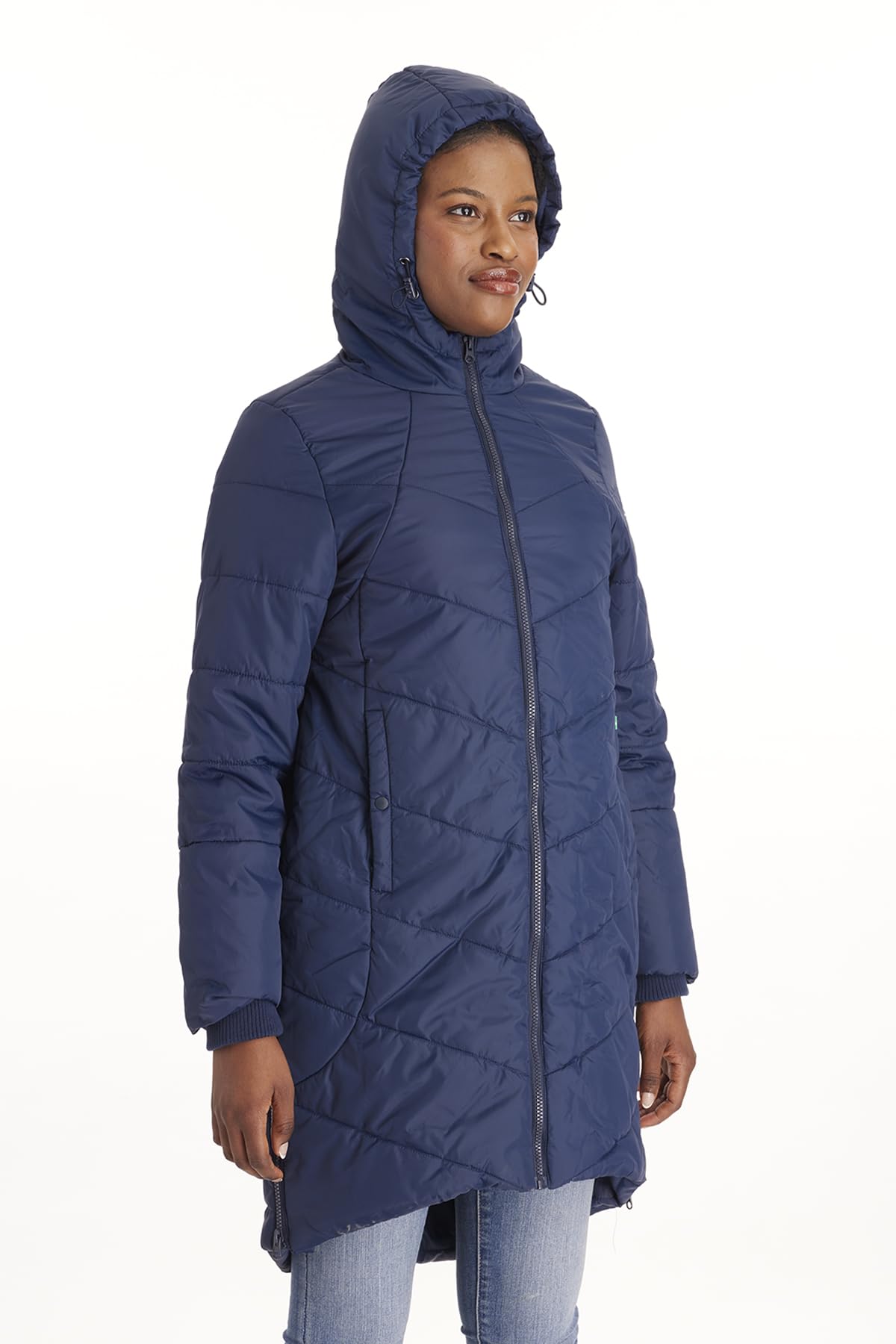 Harper 3-in-1 Maternity Puffer Coat with Cocoon Design - Warm Winter Jacket for Pregnant Women | Perfect for Outdoor Activities, Travel & Cold Weather