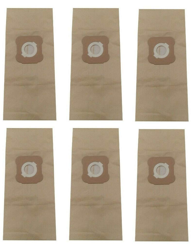 HASMX 6-Pack Brown Vacuum Bags for Kirby Heritage II & Legend II - Compatible with Micron Magic Filtration (Style 3) - Replacement for Part #197389 & 197289 - Ideal for Home Cleaning, Pet Hair Removal & Allergen Reduction