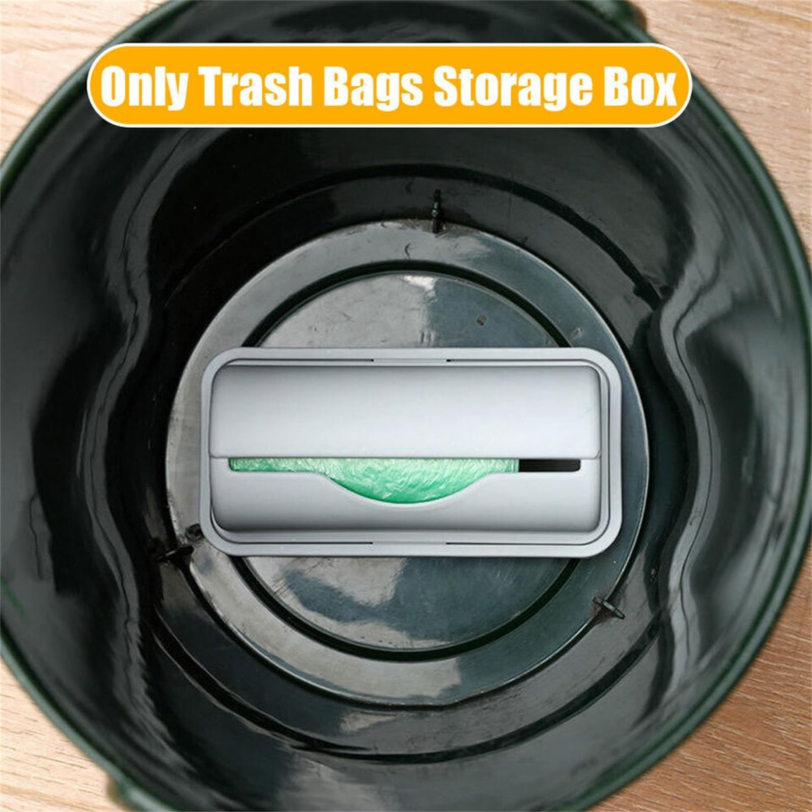2024 New Adhesive Trash Bag Dispenser - Wall Mounted & Under Can Garbage Storage Bag Holder for Kitchen, Bathroom, Office (White, 2 Pack) - Perfect for Home Organization & Waste Management