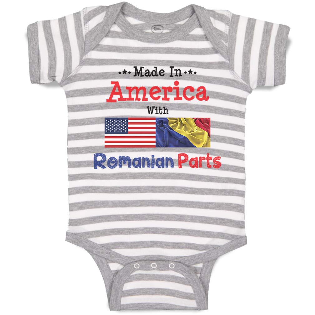 Custom Baby Bodysuit - 100% Made in USA with Premium Romanian Materials | Soft & Comfortable Unisex Infant Onesies for Boys & Girls | Perfect for Newborn Photos, Everyday Wear & Special Occasions