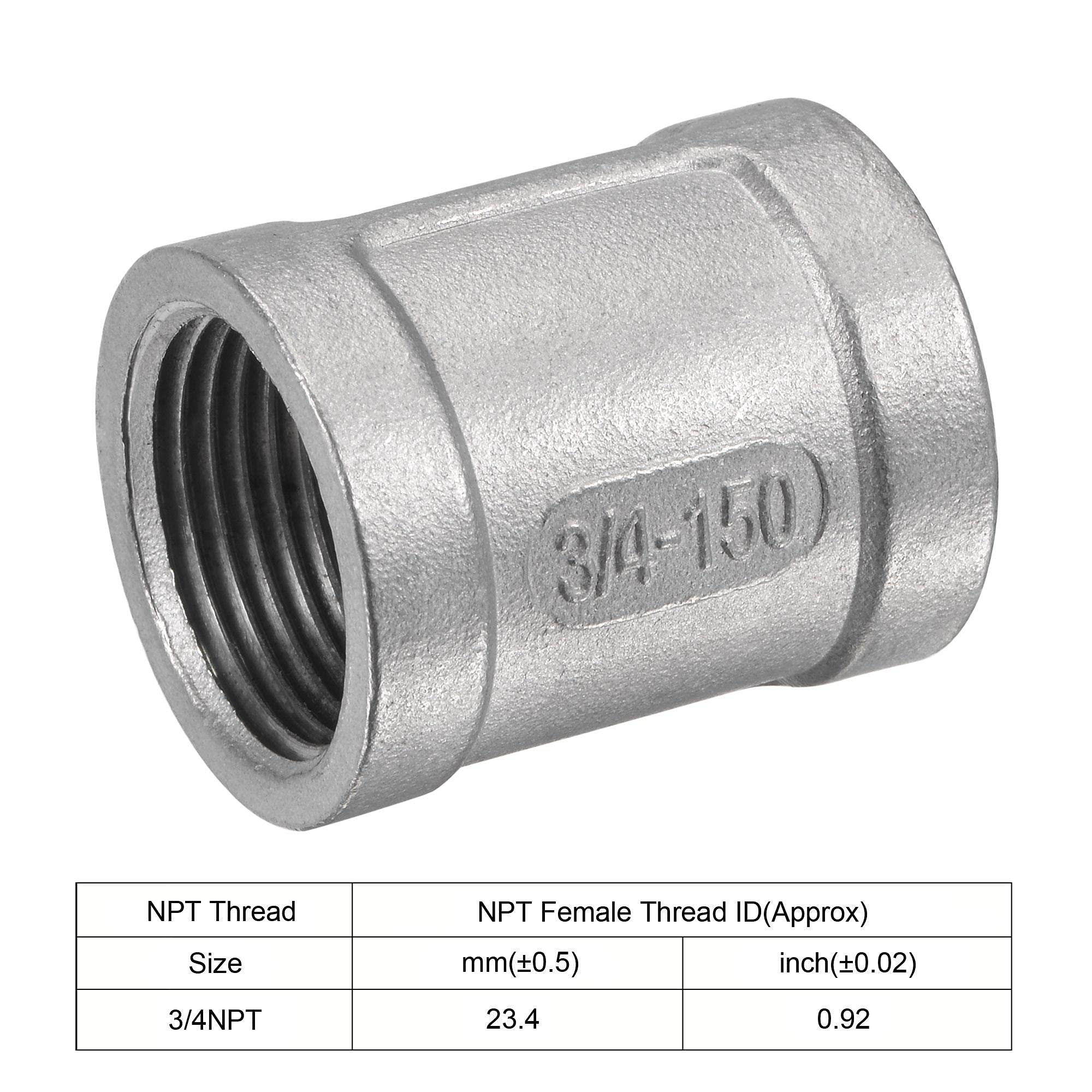 Stainless Steel 3/4