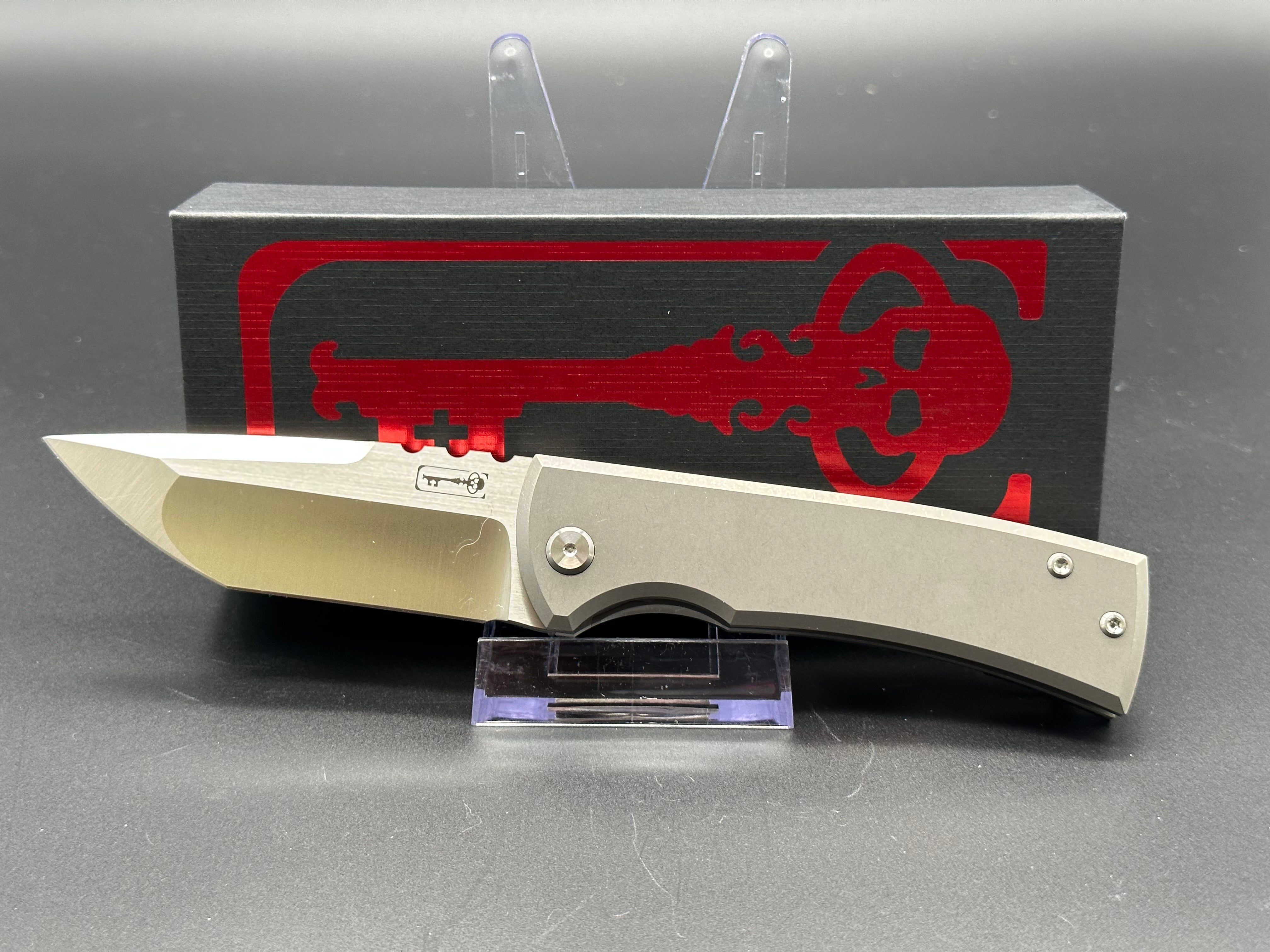 Chaves Redencion 229 Kickstop Tanto Folding Knife - Premium EDC Pocket Knife for Outdoor, Camping, Hiking & Survival Gear
