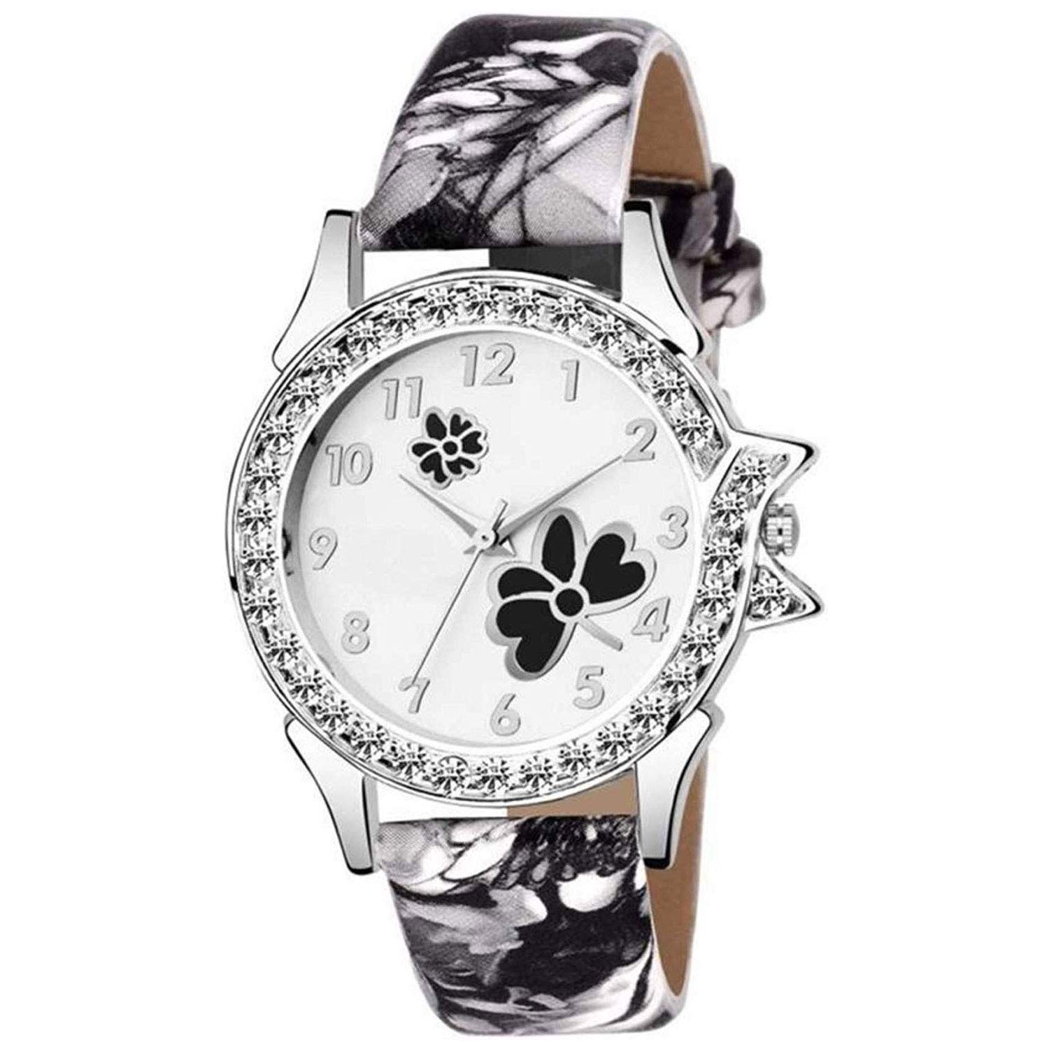 HIRA Analog Multicolor Diamond Dial Women's & Girls' Watches - Stylish Fashion Accessory for Casual, Office & Party Wear