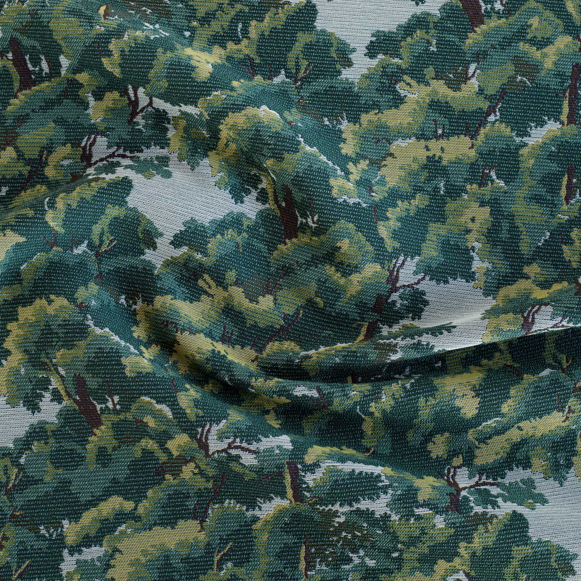 Premium Elora Fabric - Soft & Durable Forest Green Upholstery Material for Sofas, Chairs & Home Decor | Eco-Friendly & Stylish